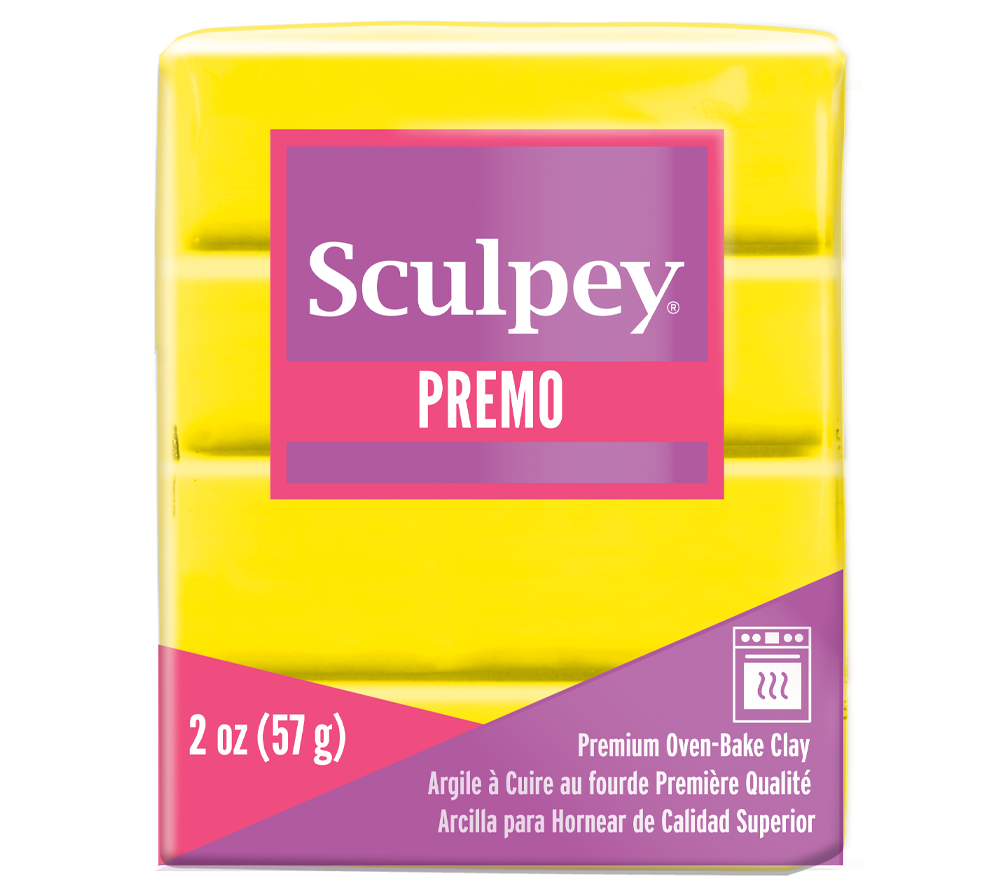Sculpey Premo 57g - 5072 Zinc Yellow Hue