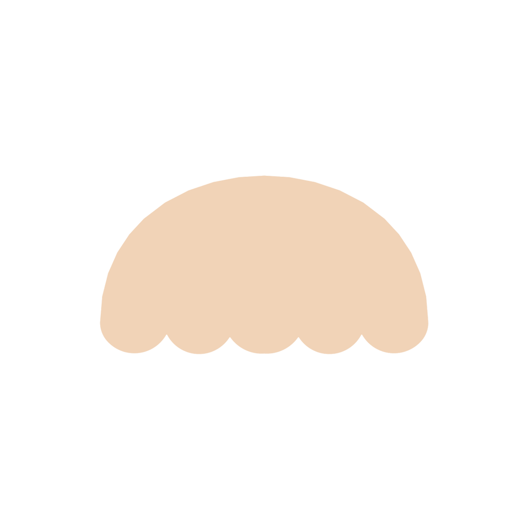 Scallop Semicircle