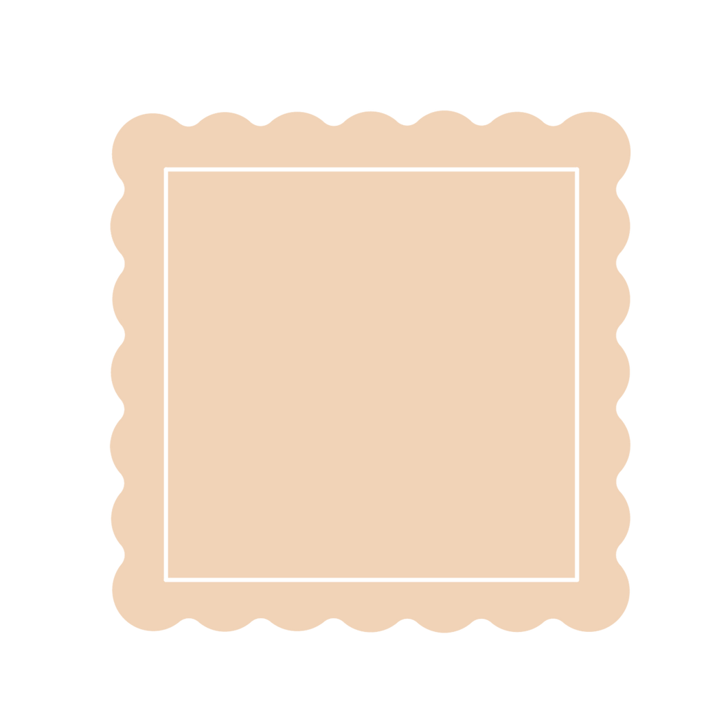 Scallop Square Frame