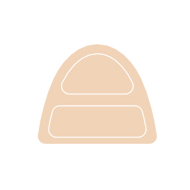 Two Levels Arch Shelf