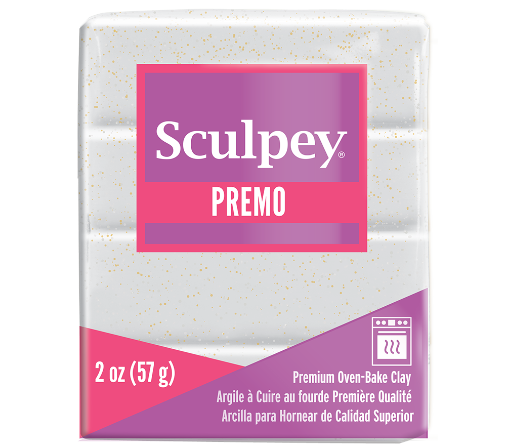 Sculpey Premo 57g - 5132 White Gold Glitter