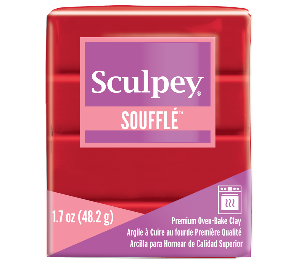 Sculpey Soufflé 48.2g - 6083 Cherry Pie